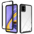 For Galaxy A31 Starry Sky Solid Color Series Shockproof PC + TPU Protective Case(Black) - 1