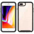 For iPhone 6 Plus / 7 Plus / 8 Plus Starry Sky Solid Color Series Shockproof PC + TPU Protective Case(Black) - 1