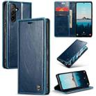 For Samsung Galaxy A54 5G CaseMe 003 Crazy Horse Texture Leather Phone Case(Blue) - 1