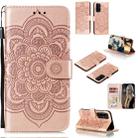 For Huawei Honor 30 Mandala Embossing Pattern Horizontal Flip PU Leather Case with Holder & Card Slots & Walle & Lanyard(Pink) - 1