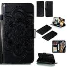 For Huawei Honor 30 Pro Mandala Embossing Pattern Horizontal Flip PU Leather Case with Holder & Card Slots & Walle & Lanyard(Black) - 1