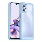 For Motorola Moto G23 Colorful Series Acrylic + TPU Phone Case(Blue) - 1