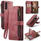 For Samsung Galaxy S23 5G CaseMe C30 Multifunctional Leather Phone Case(Red) - 1