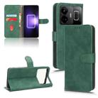 For Realme GT Neo 5 Skin Feel Magnetic Flip Leather Phone Case(Green) - 1