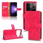 For Realme GT Neo 5 Skin Feel Magnetic Flip Leather Phone Case(Rose Red) - 1