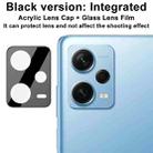 For Xiaomi Redmi Note 12 Pro+ 5G India imak High Definition Integrated Glass Lens Film Black Version - 2