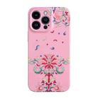 For iPhone 14 Pro Film Craft Hard PC Phone Case(Blooming Rich) - 1
