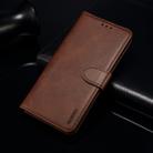 For Huawei P Smart Pro GUSSIM Business Style Horizontal Flip Leather Case with Holder & Card Slots & Wallet(Brown) - 1