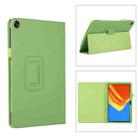 For Huawei MatePad SE 10.4 Litchi Texture Leather Tablet Case with Holder(Green) - 1