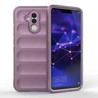 For Huawei Mate 20 Lite Magic Shield TPU + Flannel Phone Case(Purple) - 1