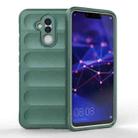 For Huawei Mate 20 Lite Magic Shield TPU + Flannel Phone Case(Dark Green) - 1