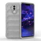 For Huawei Mate 20 Lite Magic Shield TPU + Flannel Phone Case(Grey) - 1