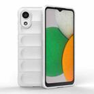For Samsung Galaxy A03 Core 4G Magic Shield TPU + Flannel Phone Case(White) - 1