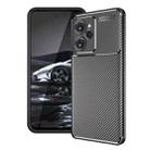 For Xiaomi Redmi Note 12 Pro Speed Carbon Fiber Texture Shockproof TPU Phone Case(Black) - 1