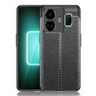 For Realme GT Neo 5 Litchi Texture Shockproof TPU Phone Case(Black) - 1