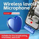 JNN A6 USB-C/Type-C Interface Wireless Lavalier Microphone, Specification:1 Mic(Rose Red) - 2