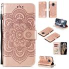 For Xiaomi Redmi K30 Pro Mandala Embossing Pattern Horizontal Flip PU Leather Case with Holder & Card Slots & Walle & Lanyard(Pink) - 1