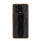 For Xiaomi 13 Pro Genuine Leather Weilai Series Nano Electroplating Phone Case(Black) - 1