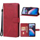 For Motorola Defy 2/CAT S75 5G Leather Phone Case(Red) - 1