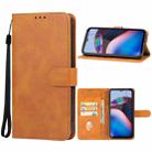 For Motorola Defy 2/CAT S75 5G Leather Phone Case(Brown) - 1