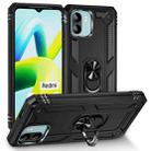 For Xiaomi Redmi A1 Shockproof TPU + PC Phone Case with Holder(Black) - 1