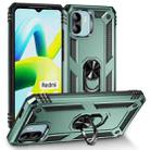 For Xiaomi Redmi A1 Shockproof TPU + PC Phone Case with Holder(Dark Green) - 1