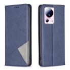 For Xiaomi 13 Lite / Civi 2 Prismatic Invisible Magnetic Leather Phone Case(Blue) - 1