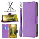 For Xiaomi 13 Lite / Civi 2 Litchi Texture Pure Color Leather Phone Case(Purple) - 1