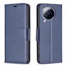 For Xiaomi Civi 3 5G Lambskin Texture Pure Color Flip Leather Phone Case(Blue) - 1