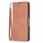 For Xiaomi Poco M6 4G / Redmi 13 4G Lambskin Texture Pure Color Flip Leather Phone Case(Brown) - 2
