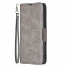 For Xiaomi Poco M6 4G / Redmi 13 4G Lambskin Texture Pure Color Flip Leather Phone Case(Grey) - 2