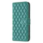 For Xiaomi 13 Lite / Civi 2 Diamond Lattice Wallet Leather Flip Phone Case(Green) - 2