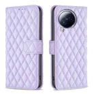 For Xiaomi Civi 3 5G Diamond Lattice Wallet Leather Flip Phone Case(Purple) - 1