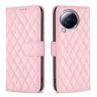 For Xiaomi Civi 3 5G Diamond Lattice Wallet Leather Flip Phone Case(Pink) - 1