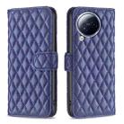 For Xiaomi Civi 3 5G Diamond Lattice Wallet Leather Flip Phone Case(Blue) - 1