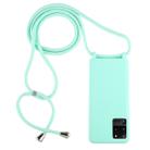 For Galaxy S20 Ultra Candy Color TPU Protective Case with Lanyard(Mint Green) - 1