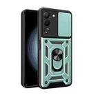 For Infinix Note 12 G96 / X670 Sliding Camera Cover Design Phone Case(Dark Green) - 1