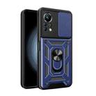 For Infinix Note 11 4G Sliding Camera Cover Design Phone Case(Blue) - 1