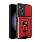 For Infinix Note 11 4G Sliding Camera Cover Design Phone Case(Red) - 1