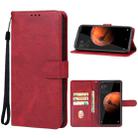For Unihertz Luna Leather Phone Case(Red) - 1