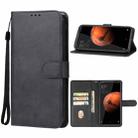 For Unihertz Luna Leather Phone Case(Black) - 1