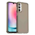 For Samsung Galaxy A24 4G Candy Series TPU Phone Case(Transparent Grey) - 1