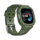For Fitbit Versa 4 / 3 / Sense 2 / Sense 1 Armor Integrated TPU Watch Band(Army Green) - 1