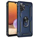 For Samsung Galaxy A53 / A53s Armor Shockproof Phone Case with Ring Holder(Blue) - 1