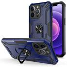 For iPhone 12 Pro Warship Armor 2 in 1 Shockproof Phone Case(Royal Blue) - 1