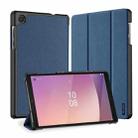 For Lenovo Tab M8 4th Gen DUX DUCIS Domo Series Magnetic Flip Leather Tablet Case(Blue) - 1