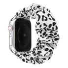 For Apple Watch Series 7 45mm / 6 & SE & 5 & 4 44mm / 3 & 2 & 1 42mm Cloth + Stainless Steel Hair Ring Watch Band(Spot) - 1