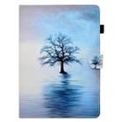 For iPad Pro 9.7 inch Painted Horizontal Flat Leather Case with Sleep Function & Card Slot & Buckle Anti-skid Strip & Bracket & Wallet(Tree in Water) - 2