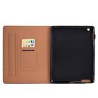 For iPad 4 / 3 / 2 Solid Color Tablet PC Universal Magnetic Horizontal Flip Leather Case with Card Slots & Holder(Brown) - 6
