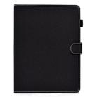 For iPad 4 / 3 / 2 Solid Color Tablet PC Universal Magnetic Horizontal Flip Leather Case with Card Slots & Holder(Black) - 2